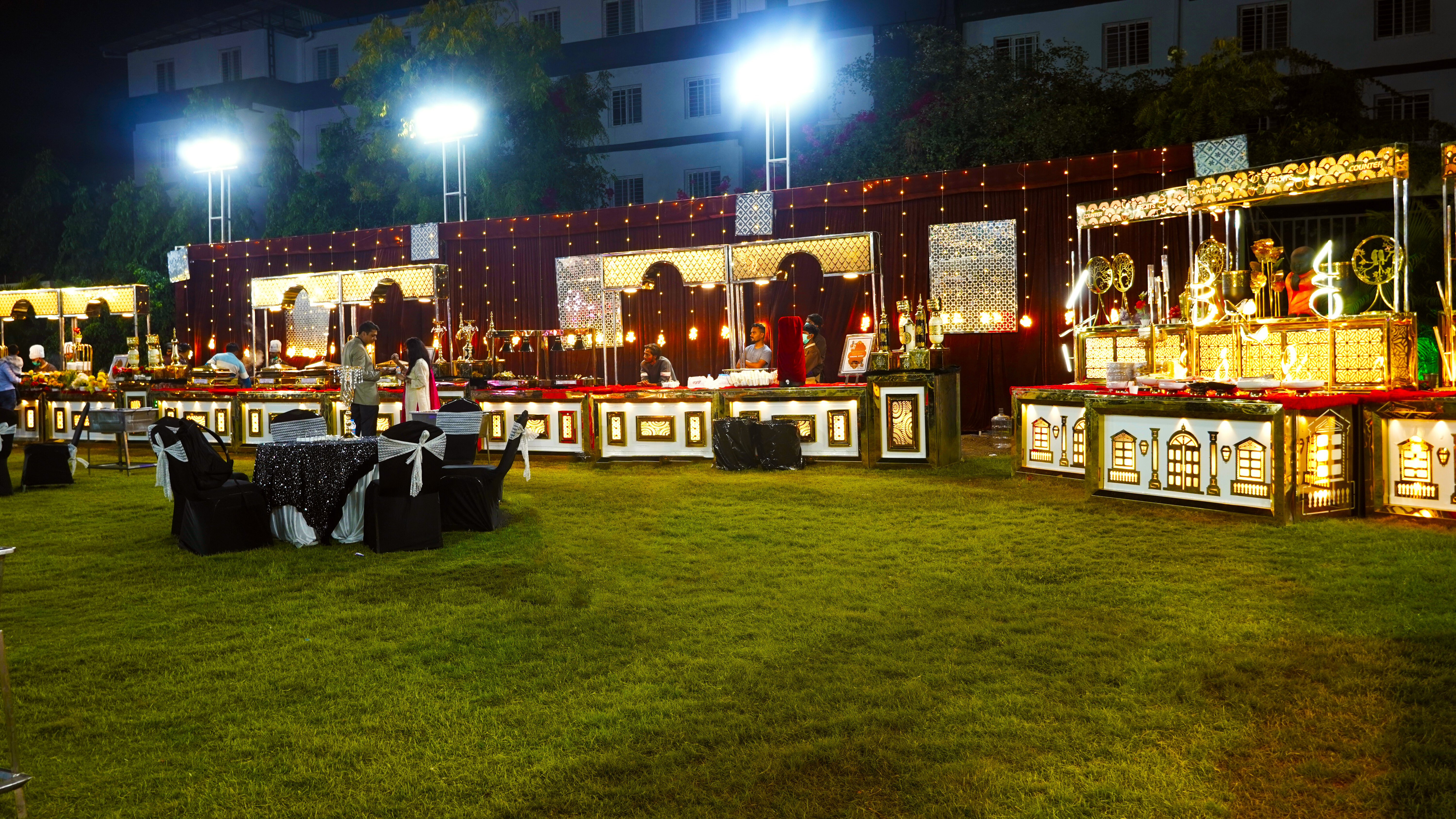 Hotel Yashoda Privilege - garden catering setup, Bhopal